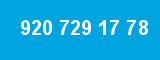 920 729 17 78
